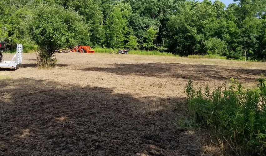 Food Plot Area Prep